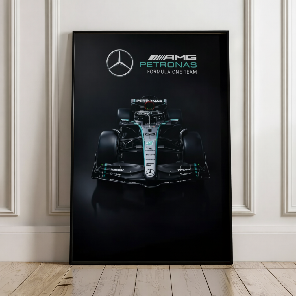Formula 1 Car Frontal View Home/Offie Decor