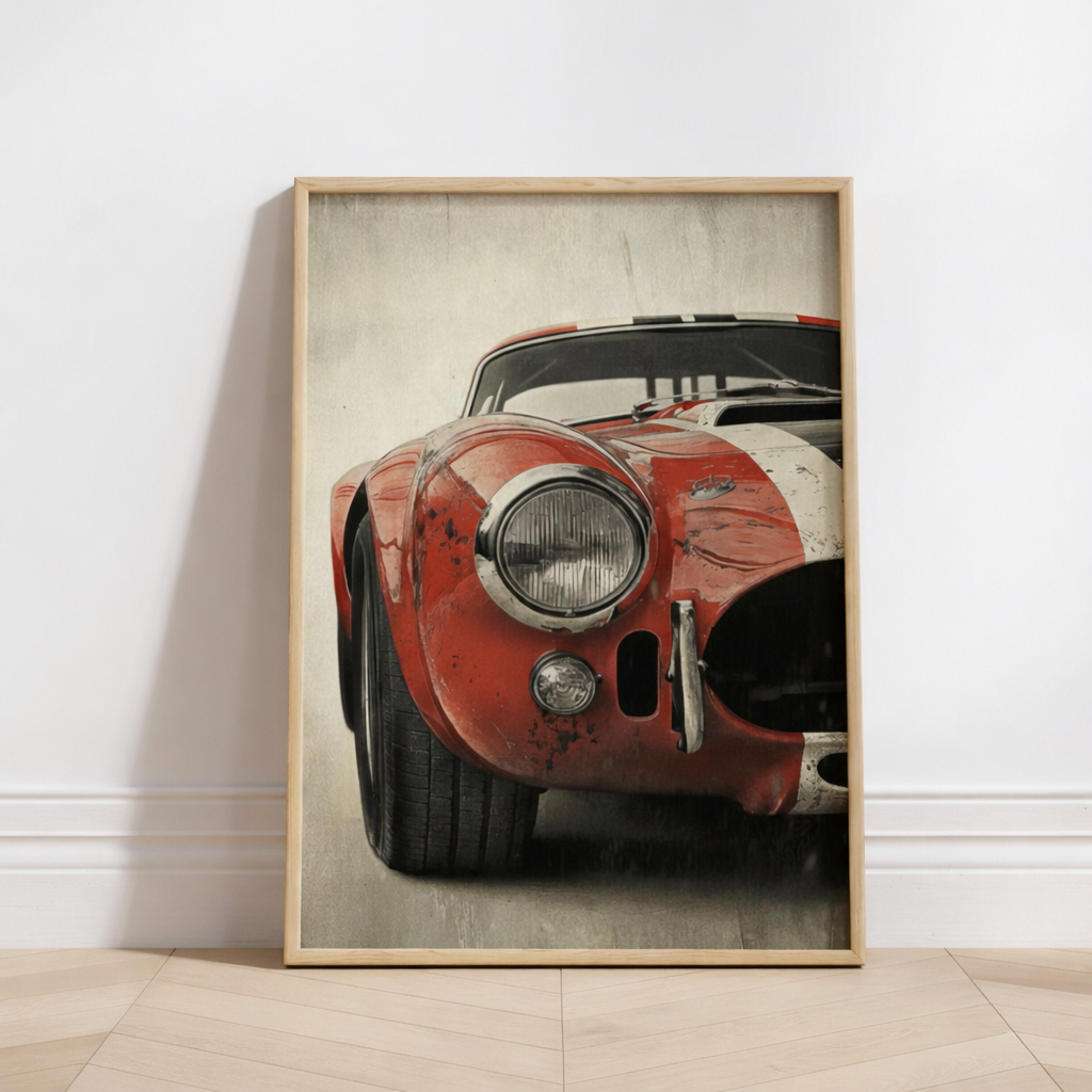 Classic Shelby Cobra Wall Art (Home/Office Decor)